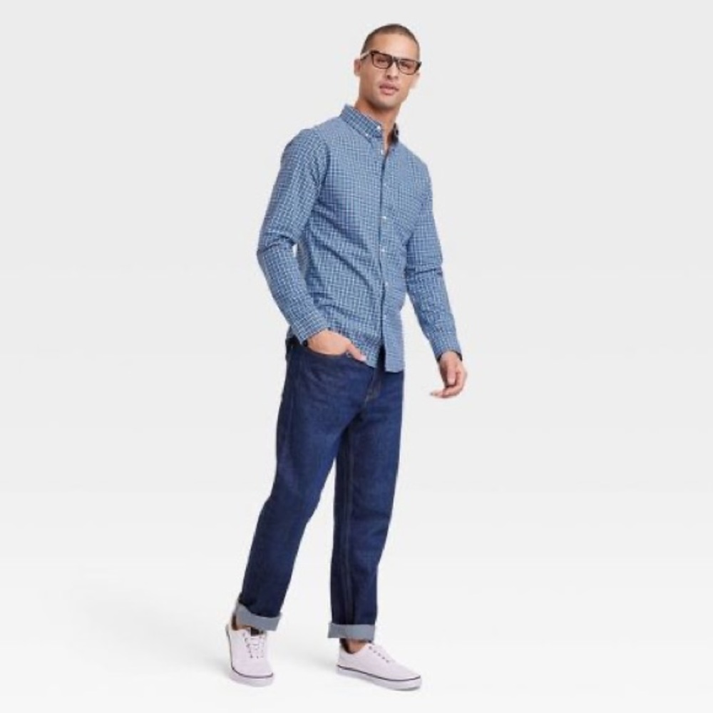💎 BUGATCHI Men’s Shirt Long Sleeve Large Size 💎